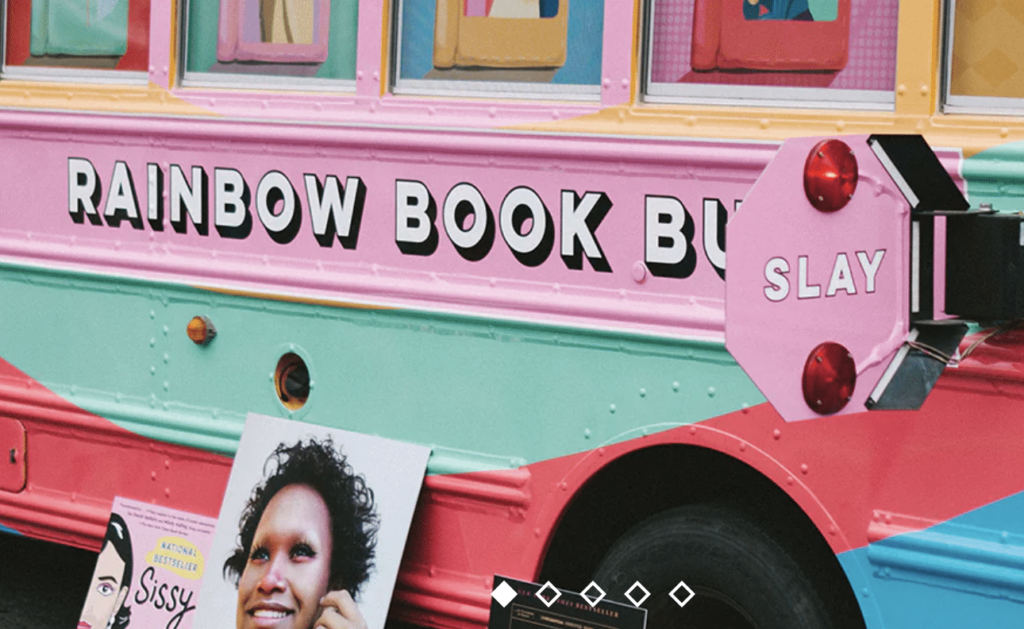 Shopqueer.co  :   an independent bookshop that splits their profits with queer authors
